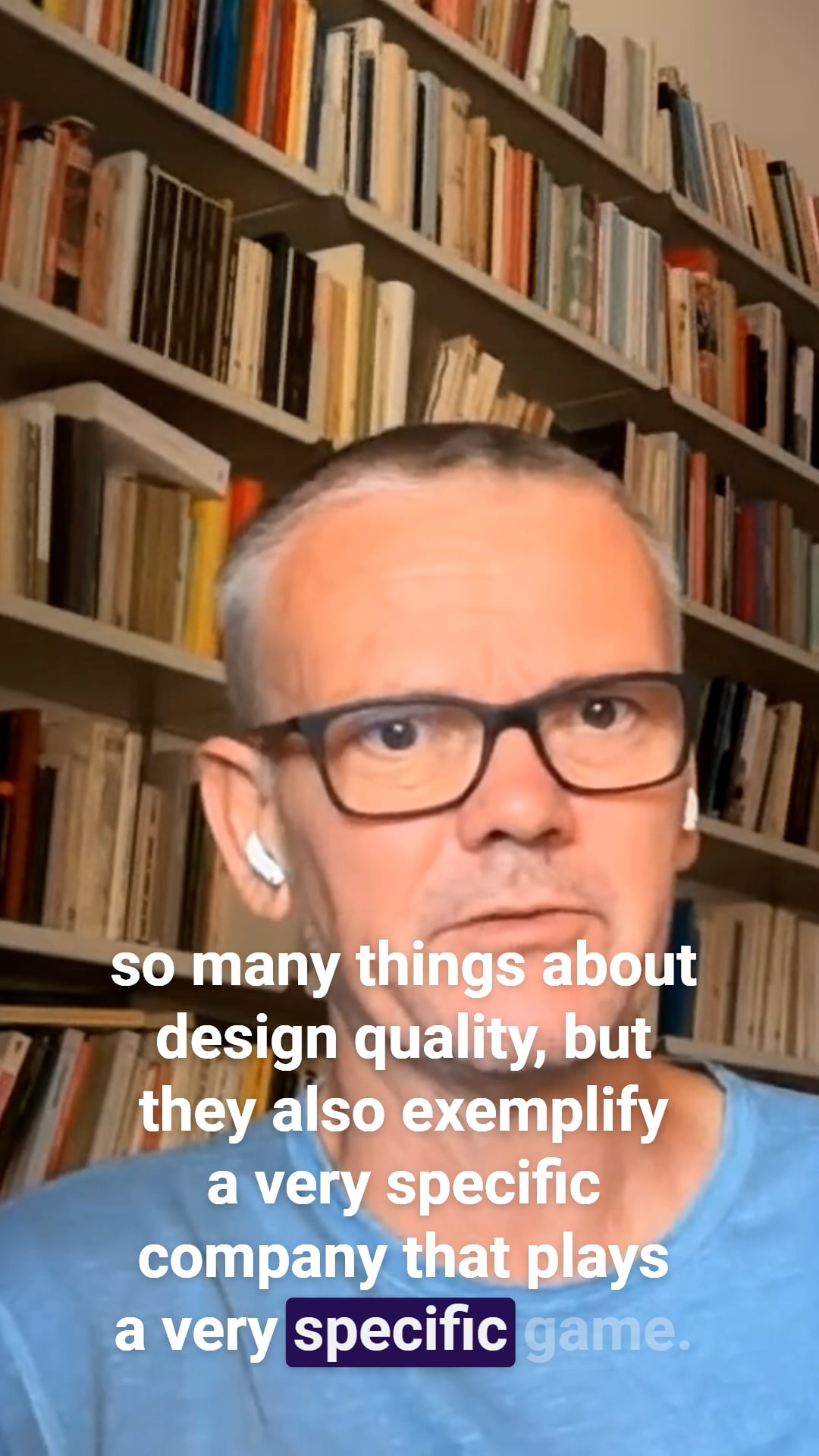 Learning Design Quality from Apple’s Example